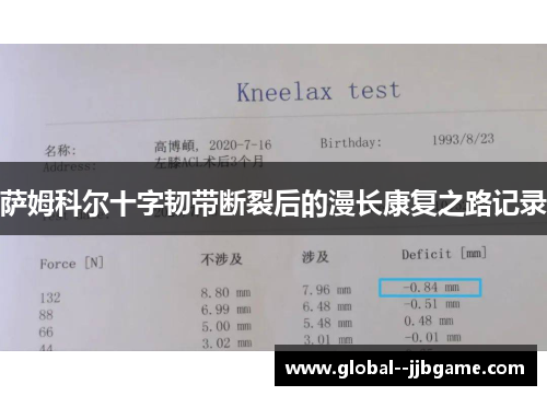 萨姆科尔十字韧带断裂后的漫长康复之路记录
